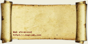 Blaža Ignjatović vizit kartica